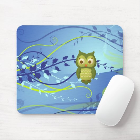 Kluge Eule Mousepad (Mit Mouse)