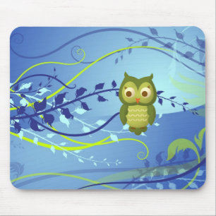 Kluge Eule Mousepad