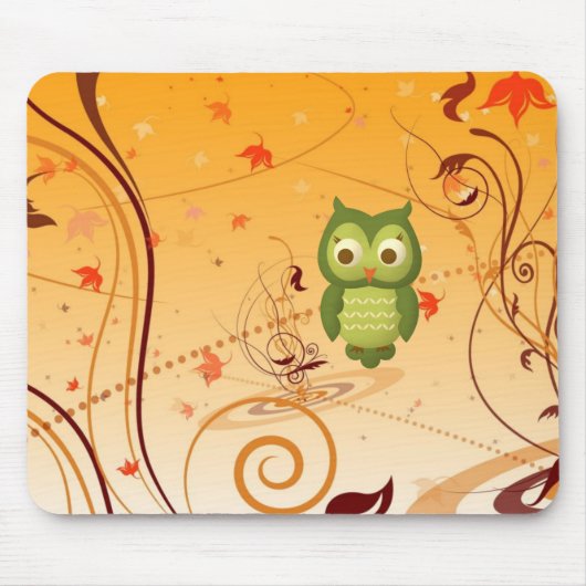 Kluge Eule Mousepad (Vorne)