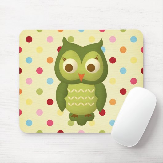 Kluge Eule Mousepad (Mit Mouse)