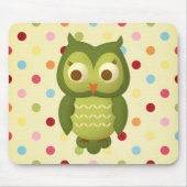 Kluge Eule Mousepad (Vorne)