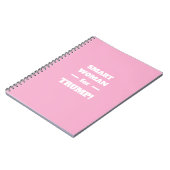 Kluge Frau für Trump Notizblock (Linke Seite)