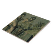 Kluge Frau und ihre Patienten, vom Landhaus Cicero Fliese (Seite)