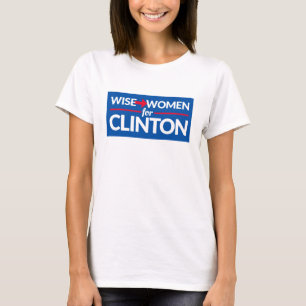 KLUGE FRAUEN FÜR breites Logot-stück CLINTONS (m T-Shirt