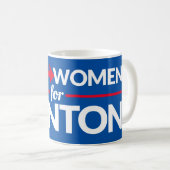 KLUGE FRAUEN FÜR CLINTON 11oz. Tasse (VorderseiteRechts)