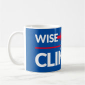 KLUGE FRAUEN FÜR CLINTON 11oz. Tasse (Links)
