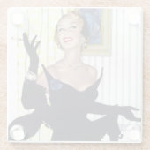 Kluge Frauen sind auch gefährlich Glasuntersetzer (Rückseite)