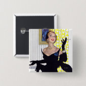 Kluge Frauen sind gefährlich zu 2 Button (Vorne & Hinten)