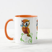 Kluge Gläser der Eule w Tasse (Links)