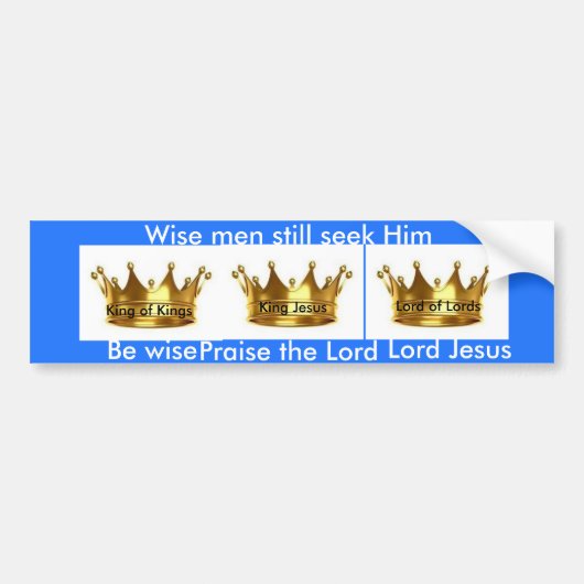 Kluge Männer suchen ihn noch Autoaufkleber (Vorne)