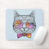 Kluge Miezekatze Kat Mousepad (Mit Mouse)