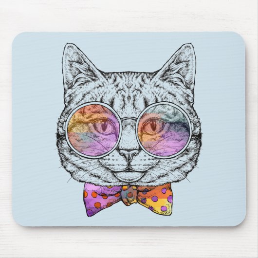 Kluge Miezekatze Kat Mousepad (Vorne)