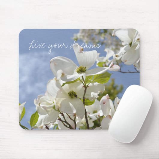 Kluge Redewendungen der Hartriegel-Blumen Mousepad (Mit Mouse)