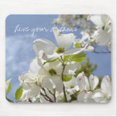 Kluge Redewendungen der Hartriegel-Blumen Mousepad (Vorne)