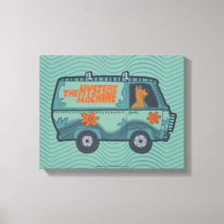 Kluge Scooby-Doo-Antriebsmaschine Leinwanddruck