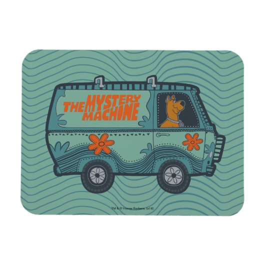 Kluge Scooby-Doo-Antriebsmaschine Magnet (Horizontal)