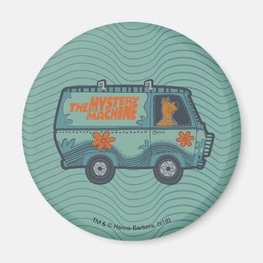 Kluge Scooby-Doo-Antriebsmaschine Magnet (Vorne)