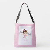 Kluge und Hübsche Balletttasche Rosa Crosstraßenbe Tragetaschen Mit Langen Trägern (Rückseite)