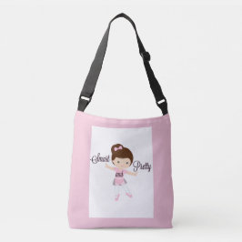 Kluge und Hübsche Balletttasche Rosa Crosstraßenbe Tragetaschen Mit Langen Trägern