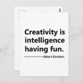 kluge Worte über die Arbeit Postkarte (Vorne/Hinten)