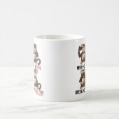 Kluger Affe-Humor Tasse (Mittel)