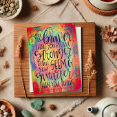 Klüger als Sie denken Spaß Abschluss farbenfroh Karte