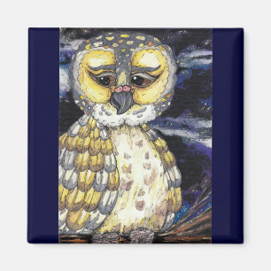 Kluger alter Eulen-Magnet Magnet