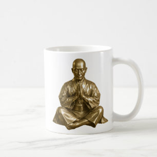 Kluger buddhistischer Mönch Kaffeetasse