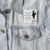 Kluger Dummkopf Button (Beispiel)