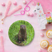 Kluger Fluss-Otter Pappteller (Party)
