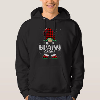 Kluger Gnom Büffelkariert passende Familienweihnac Hoodie
