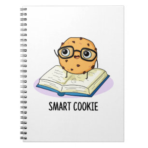 Kluger Keks Lustiger Schokoladen-Keks-Wortwitz Notizblock