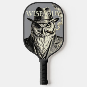 KLUGER KERL (Creme/weiße Typografie) Pickleball Schläger