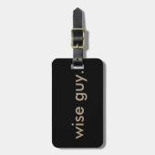 kluger Kerl Gepäckanhänger (Vorderseite vertikal)