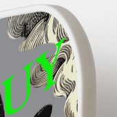 KLUGER KERL (grüne Typografie) Pickleball Schläger (Linke Seite)