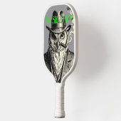 KLUGER KERL (grüne Typografie) Pickleball Schläger (Links)