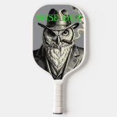 KLUGER KERL (grüne Typografie) Pickleball Schläger (Rückseite)