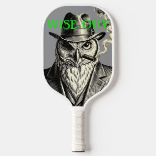 KLUGER KERL (grüne Typografie) Pickleball Schläger