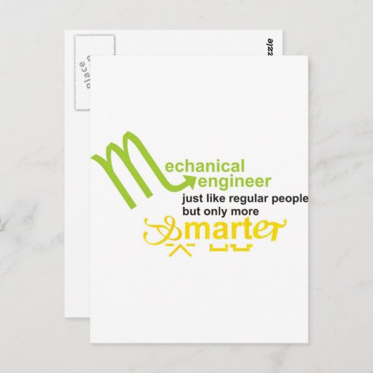 klüger postkarte (Vorne/Hinten)