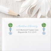 Kluger Topiary Baby Boy Taufe Rücksendeadresse (Insitu)