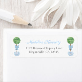 Kluger Topiary Baby Boy Taufe Rücksendeadresse