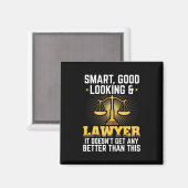 Kluger und guter Rechtsanwalt Magnet (Vorderseite/Rückseite)