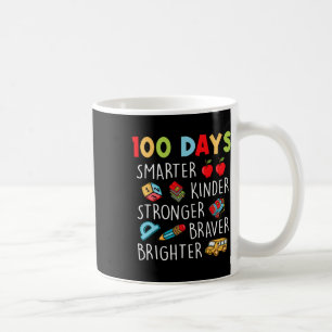 Klügere Kinder kräftiger heller 100 Tage Schoo Kaffeetasse