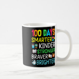 Klügere Kinder kräftiger heller 100 Tage Schoo Kaffeetasse