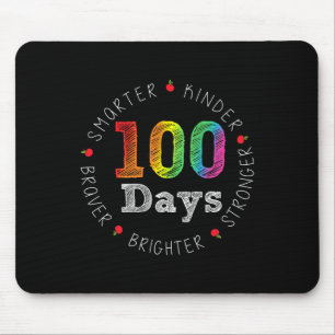 Klügere Kinder kräftiger heller 100 Tage Schoo Mousepad