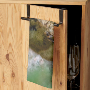 Kluges braunes Eichhörnchen – Waldtier Geschirrtuch