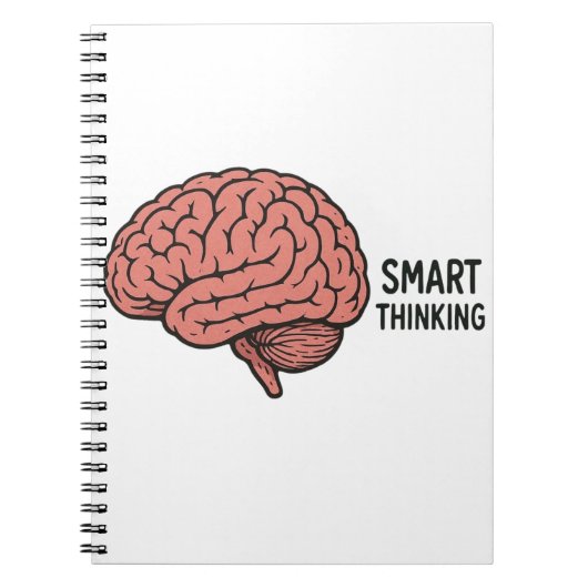 Kluges Denken Der Power des Gehirns Notizblock (Vorderseite)