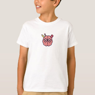 Kluges Gehirn zurück zum T - Shirt für Kinder