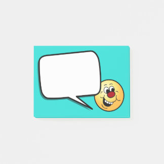 Kluges Gesicht Grumpey Post-it Klebezettel