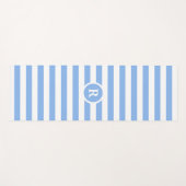 Kluges Monogramm gestreift Yogamatte (Vorderseite (Horizontal))